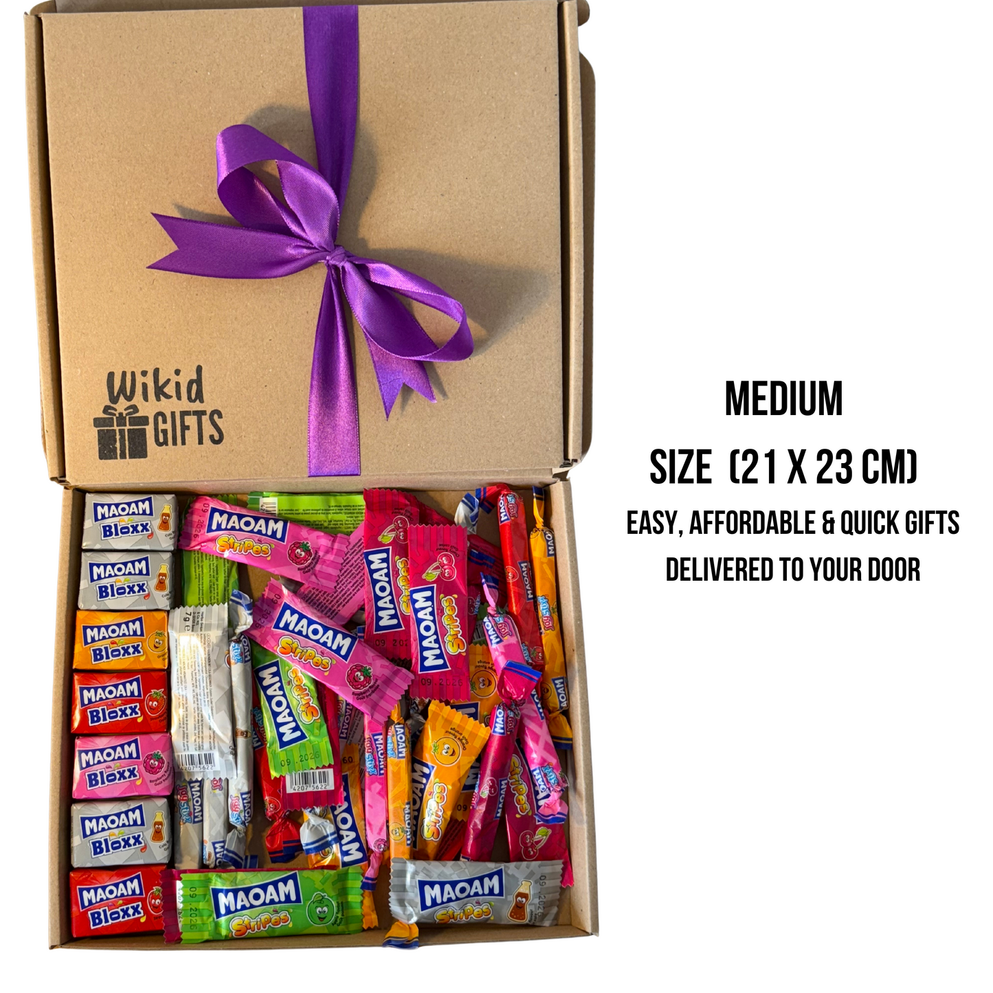 Medium Moam Candy Sweet Gift Box, Personalised Hamper | Birthday Gift | Christmas
