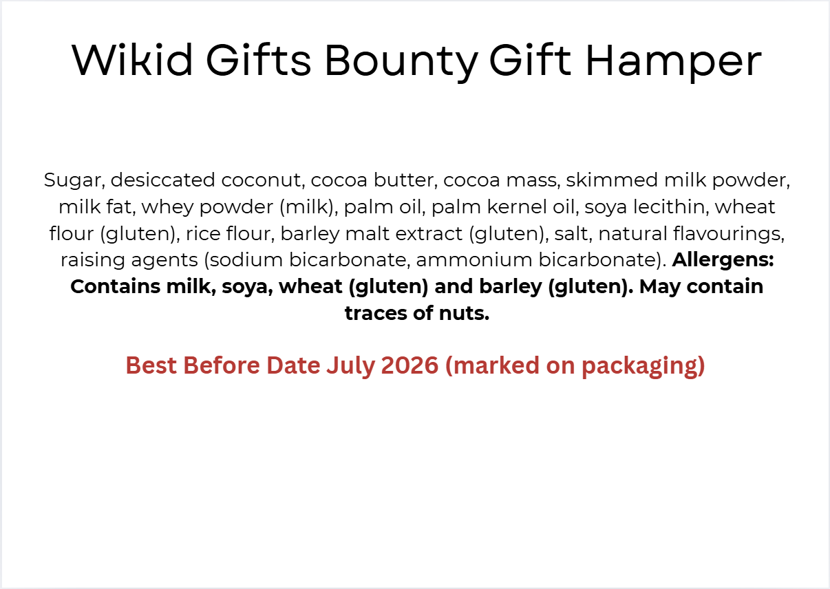 Not for Everyone. Just for Bounty Lovers – Personalised Gift Box