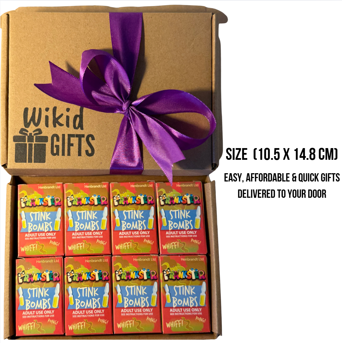 Stink Bomb Prank Gift Box, Personalised Hamper | Birthday Gift | Christmas