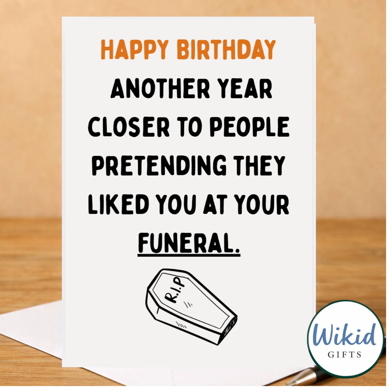 Dark Birthday Card