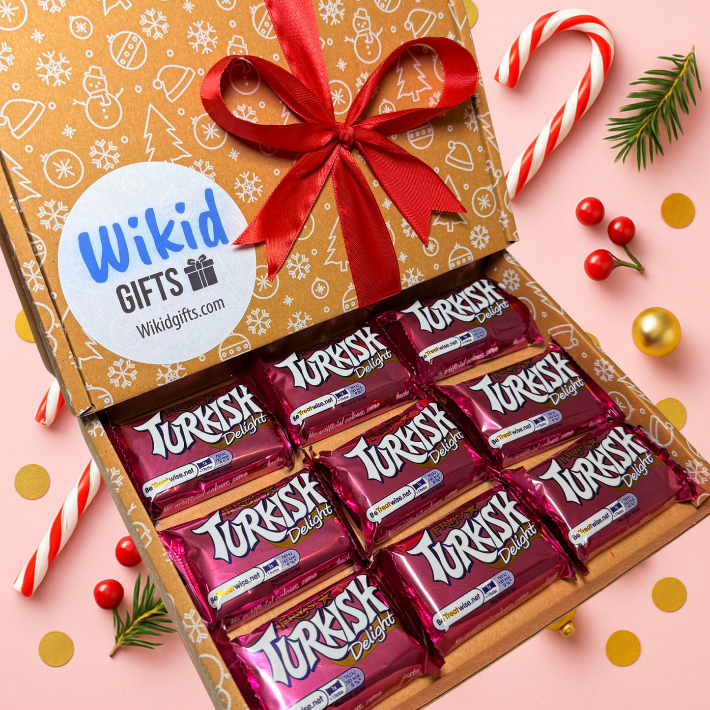 Fry's Turkish Delight Gift Box, Personalised Hamper | Birthday Gift | Christmas