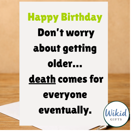 Dark Birthday Card
