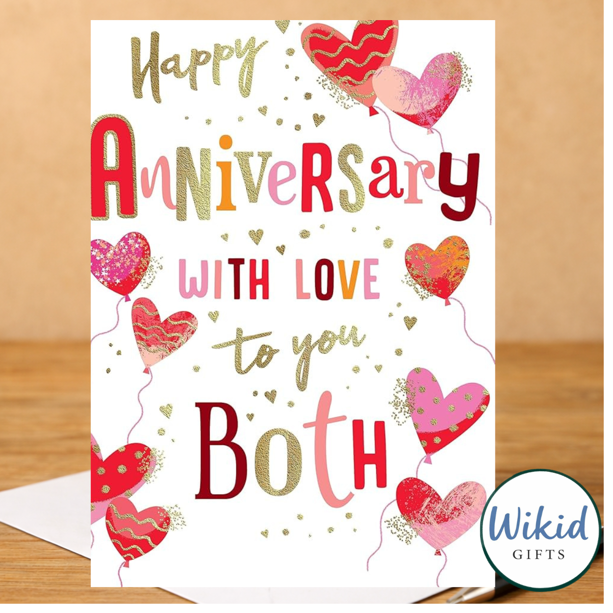 Anniversary card - Happy Anniversary Card With Love To You Both