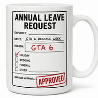GTA 6 annual leave mug