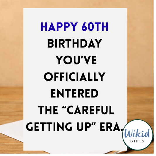 Funny 60th Birthday Card