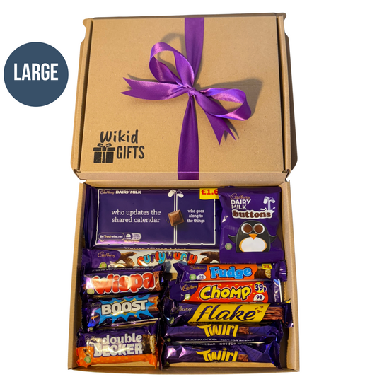 Large Cadbury Chocolate Bar Gift Box, Personalised Hamper | Birthday Gift | Christmas