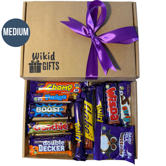 Medium Cadbury Chocolate Bar Gift Box, Personalised Hamper | Birthday Gift | Christmas