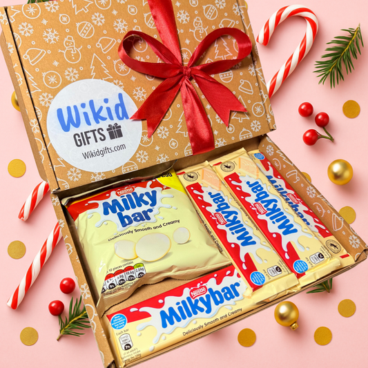 Milky Bar Chocolate Bar Gift Box, Personalised Hamper | Birthday Gift | Christmas