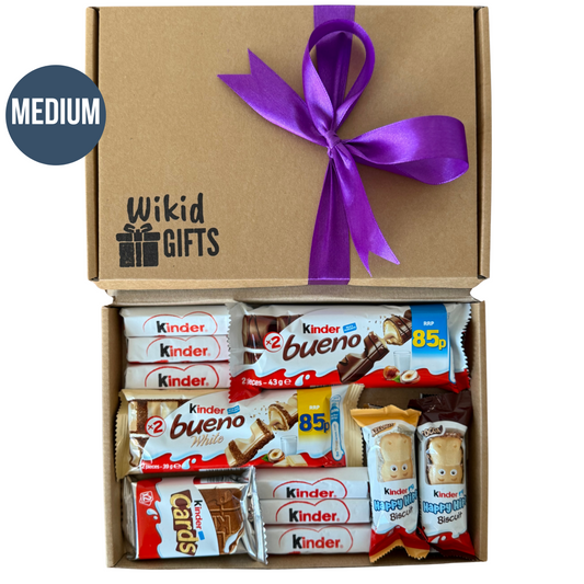 Medium Kinder Chocolate Bar Gift Box, Personalised Hamper | Birthday Gift | Christmas