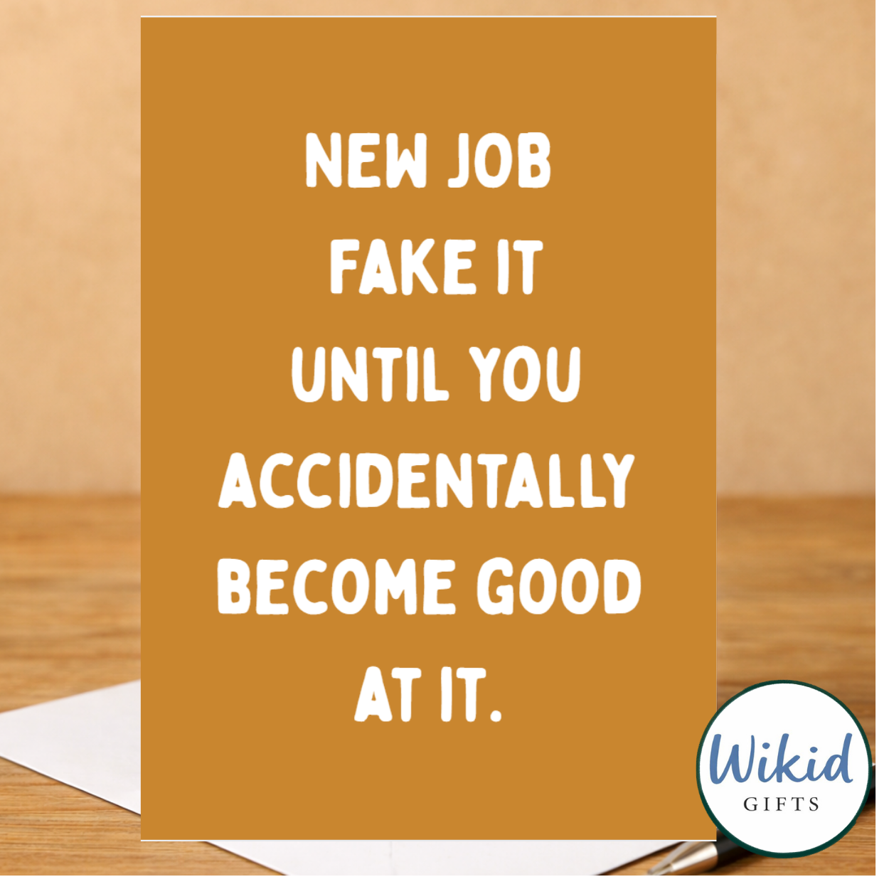 Funny New Job Card