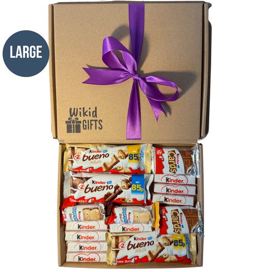 Large Kinder Chocolate Bar Gift Box, Personalised Hamper | Birthday Gift | Christmas
