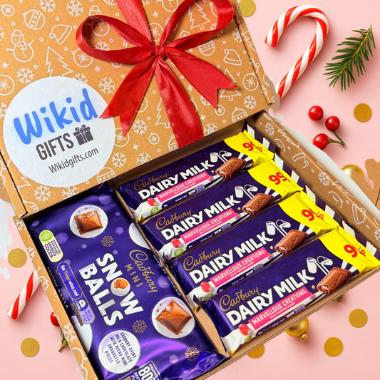 Marvellous Creations Cadbury Chocolate Bar Gift Box, Personalised Hamper | Birthday Gift | Christmas