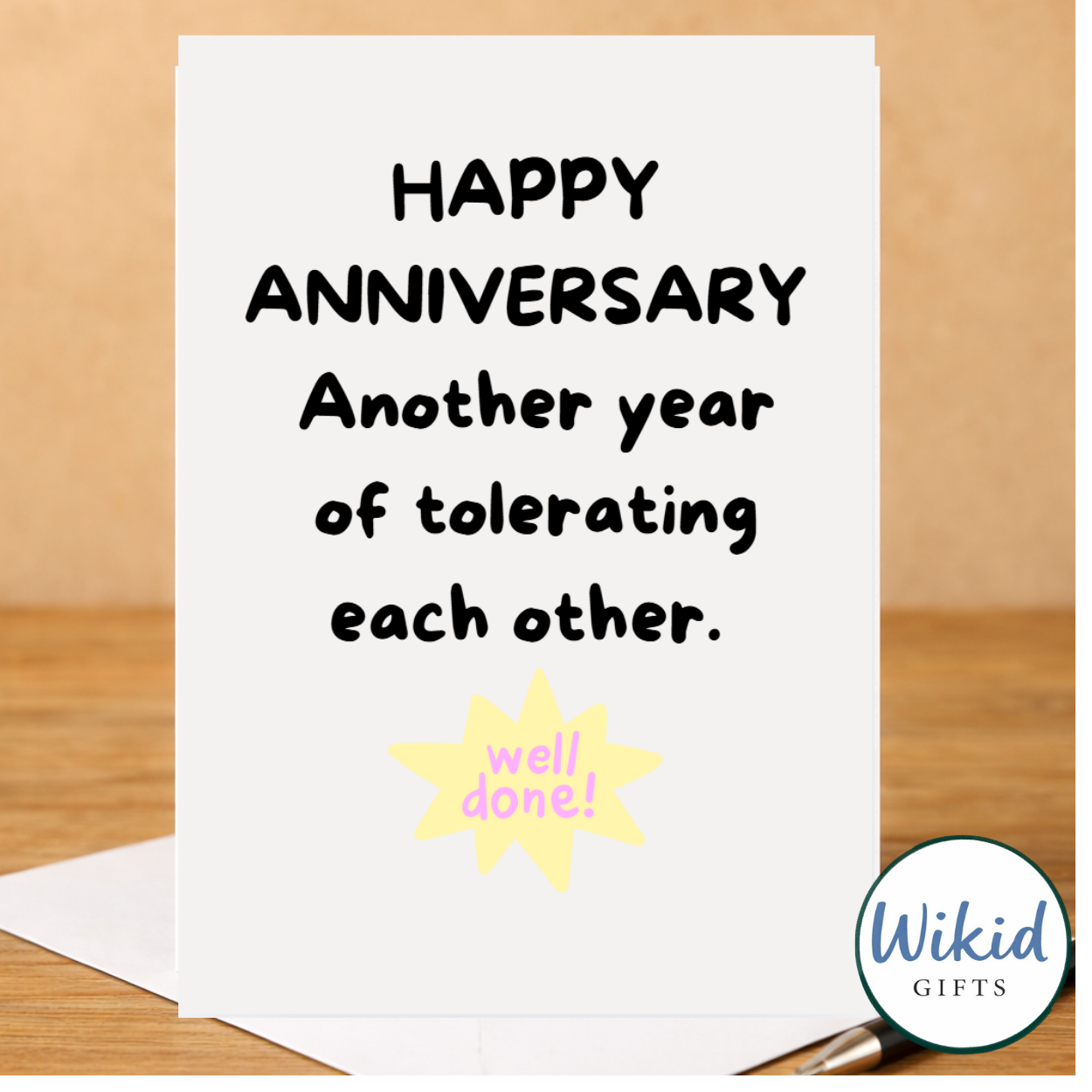 Happy Anniversary - Another Year Of Tolerating Each Other