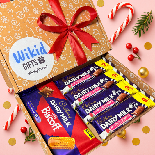 Marvellous Creations Cadbury Chocolate Bar Gift Box, Personalised Hamper | Birthday Gift | Christmas