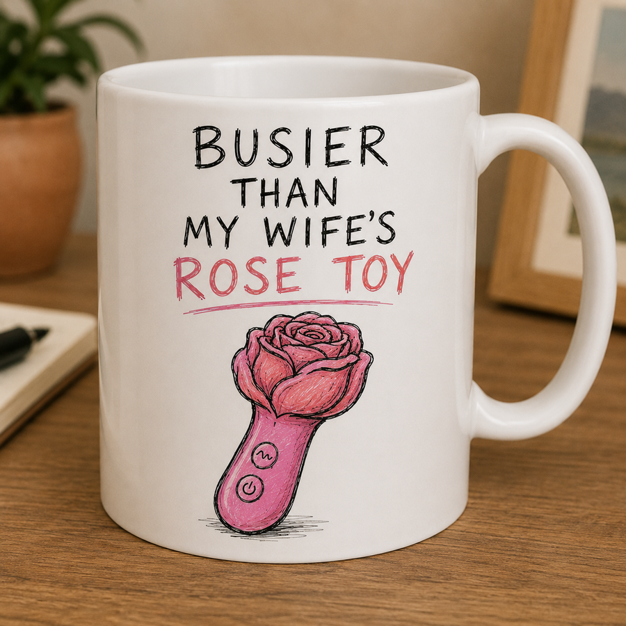 Funny Mug Gift Rose Toy Joke