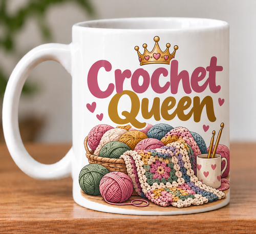Crochet Queen Novelty Mug Gift