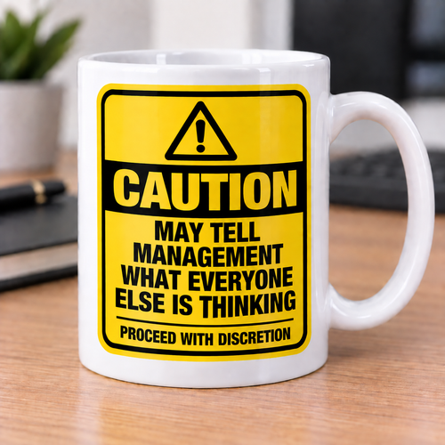 Novelty Mug Gift Office Gifts May Tell Management What Everyone Else Is Thinking