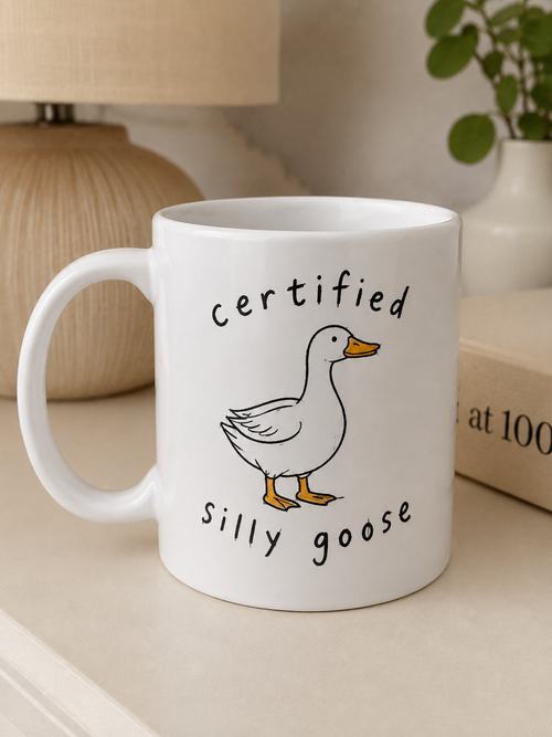 Funny Mug gift Certified Silly Goose
