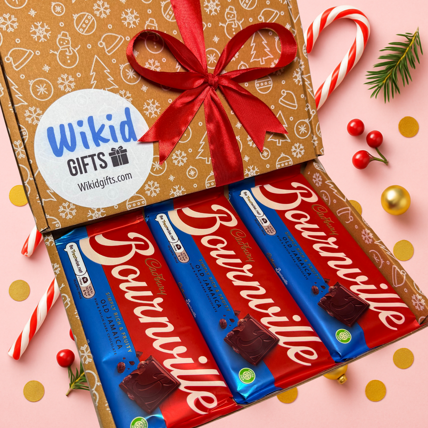 Cadbury Bournville Old Jamaica Bar Gift Box, Personalised Hamper | Birthday Gift | Christmas