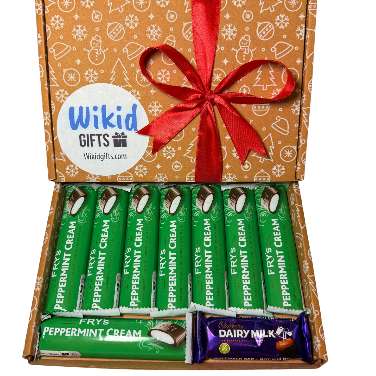 Mint Fry's Chocolate Bar Gift Box, Personalised Hamper | Birthday Gift | Christmas