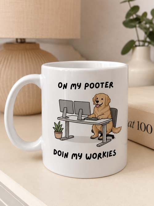 Funny Mug gift For Dog And Work Lovers