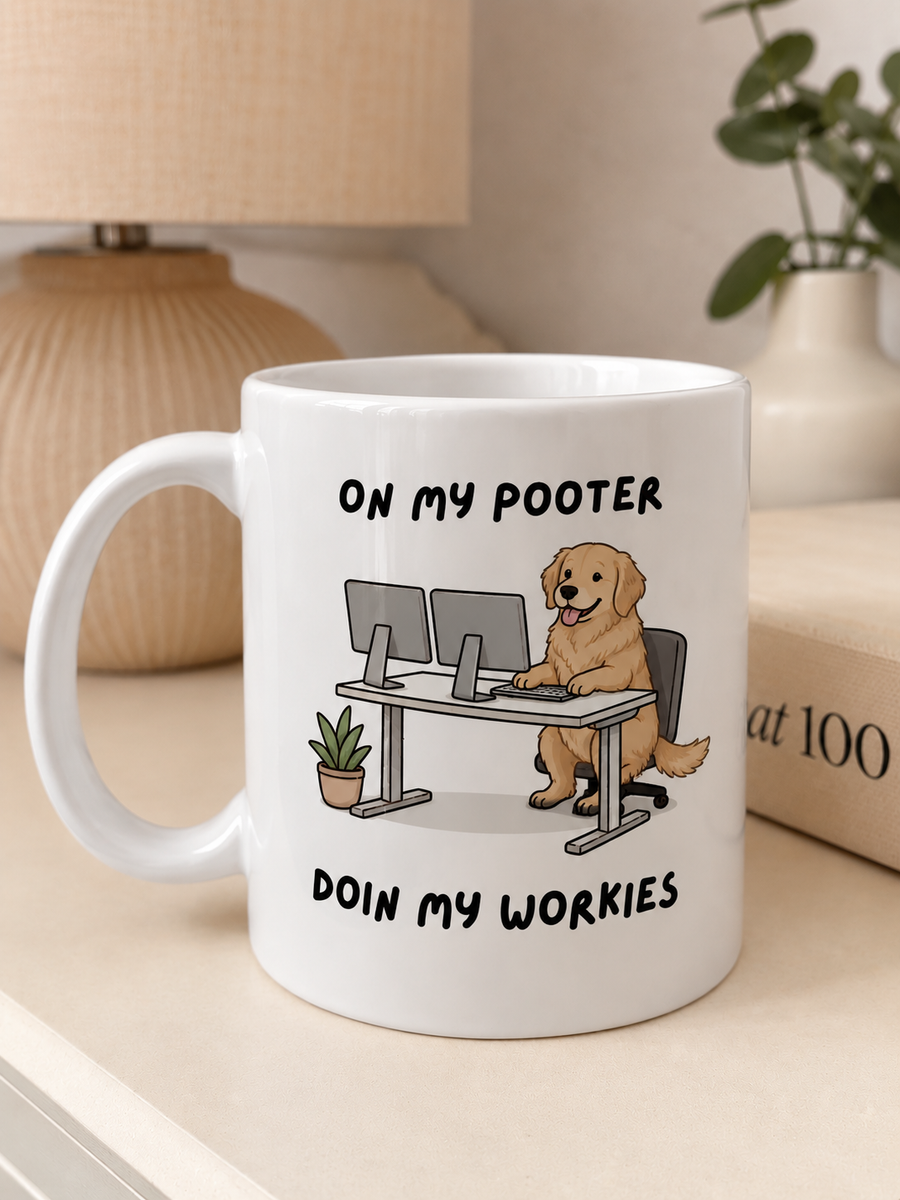Funny Mug gift For Dog And Work Lovers