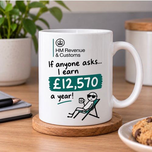 Funny Novelty Mug Gift HMRC Joke