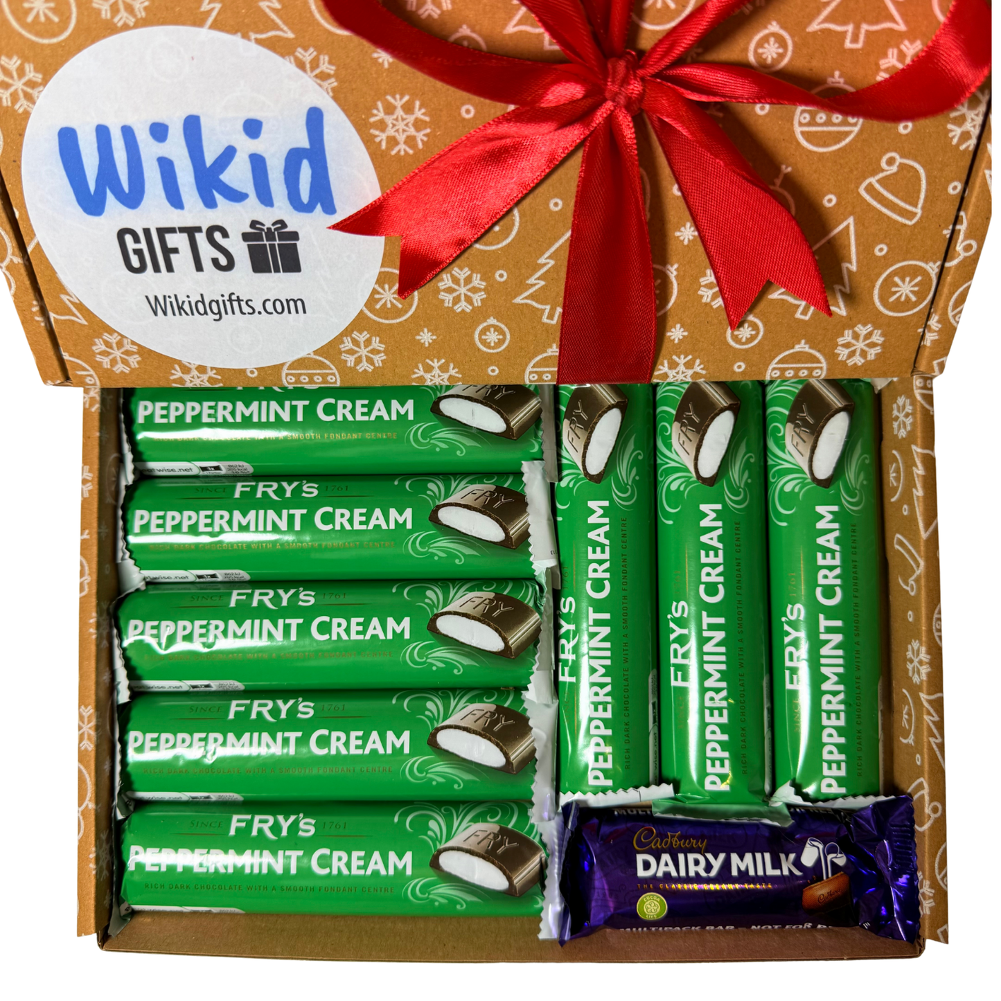 Mint Fry's Chocolate Bar Gift Box, Personalised Hamper | Birthday Gift | Christmas