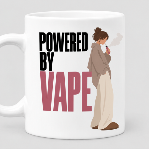 Powered By Vape Novelty Mug Gift