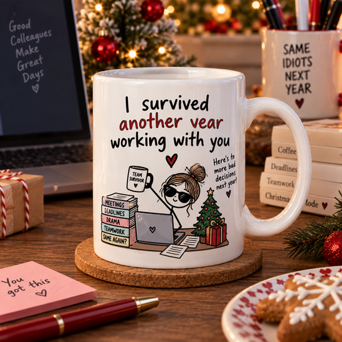 Secret Santa Gifts I survived Another year Working With You