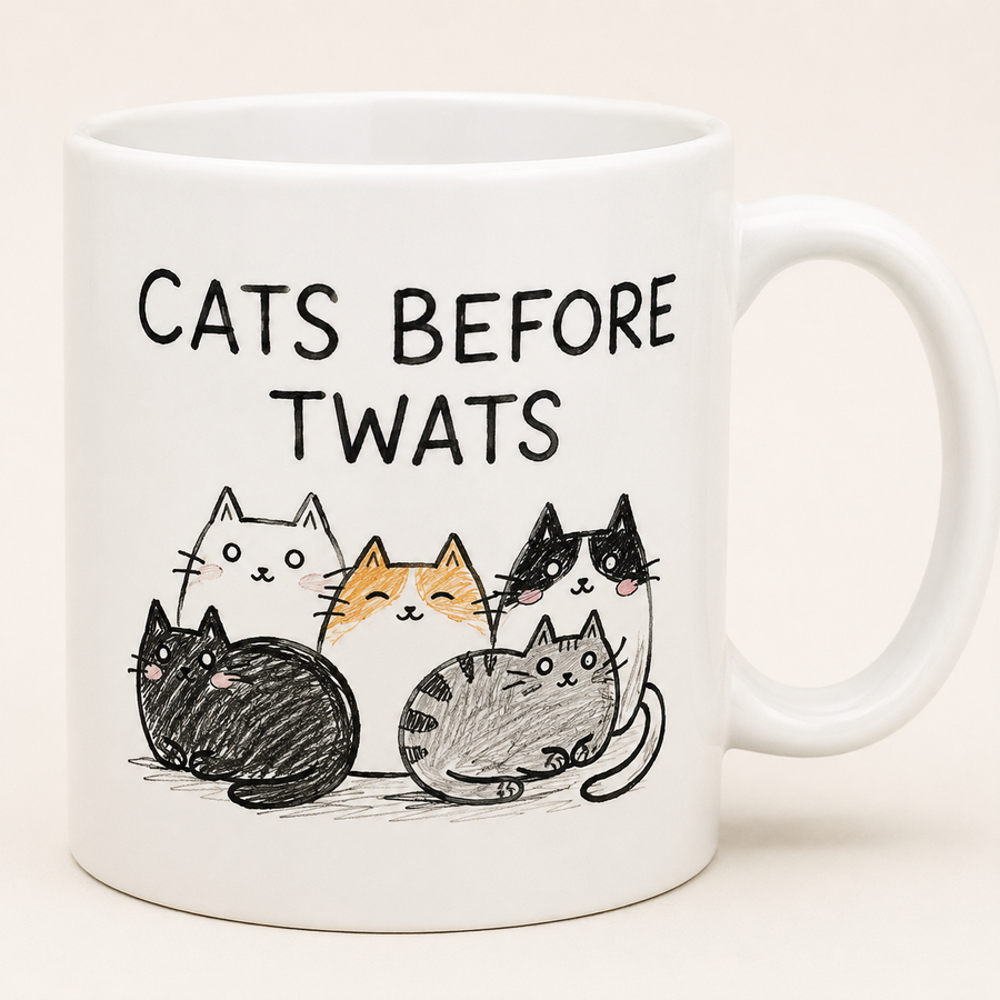 Funny Novelty Mug Gift For Cat Lovers