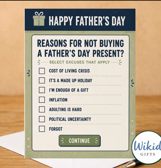 Funny Fathers Day Card