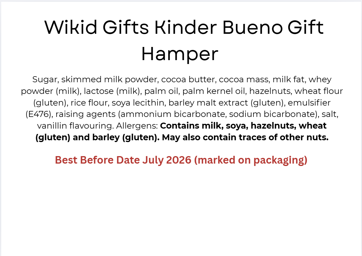 A  Kinder Bueno Chocolate Gift —Thoughtful, Simple, Ready to Give