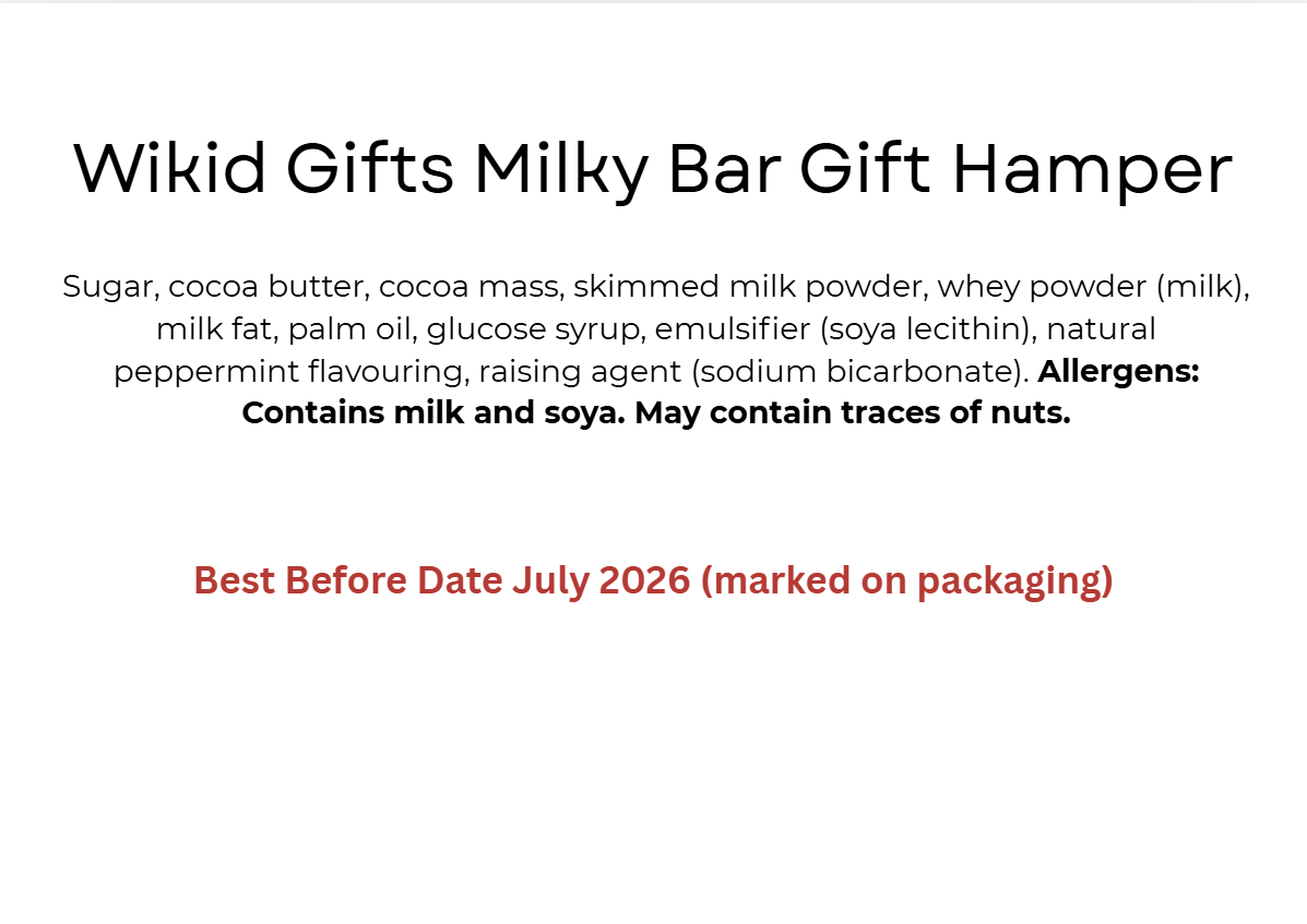 A Taste of Childhood – Milkybar Chocolate Gift Box