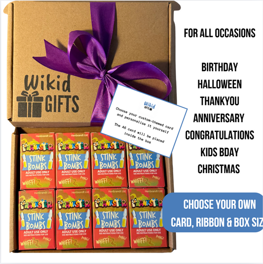 Stink Bomb Prank Gift Box, Personalised Hamper | Birthday Gift | Christmas